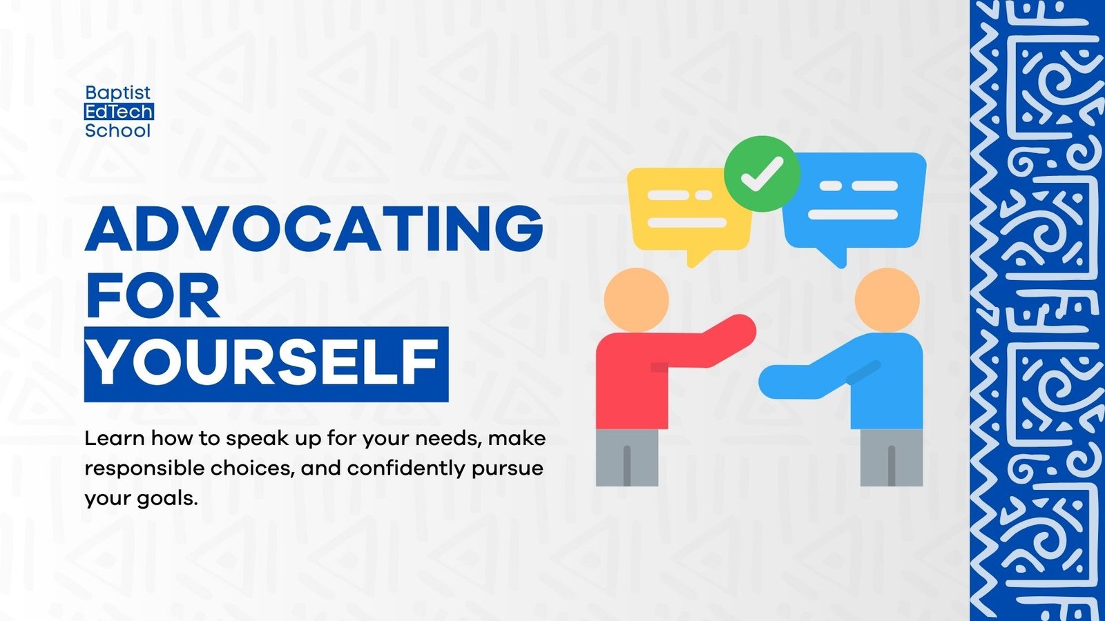 Advocating for yourself